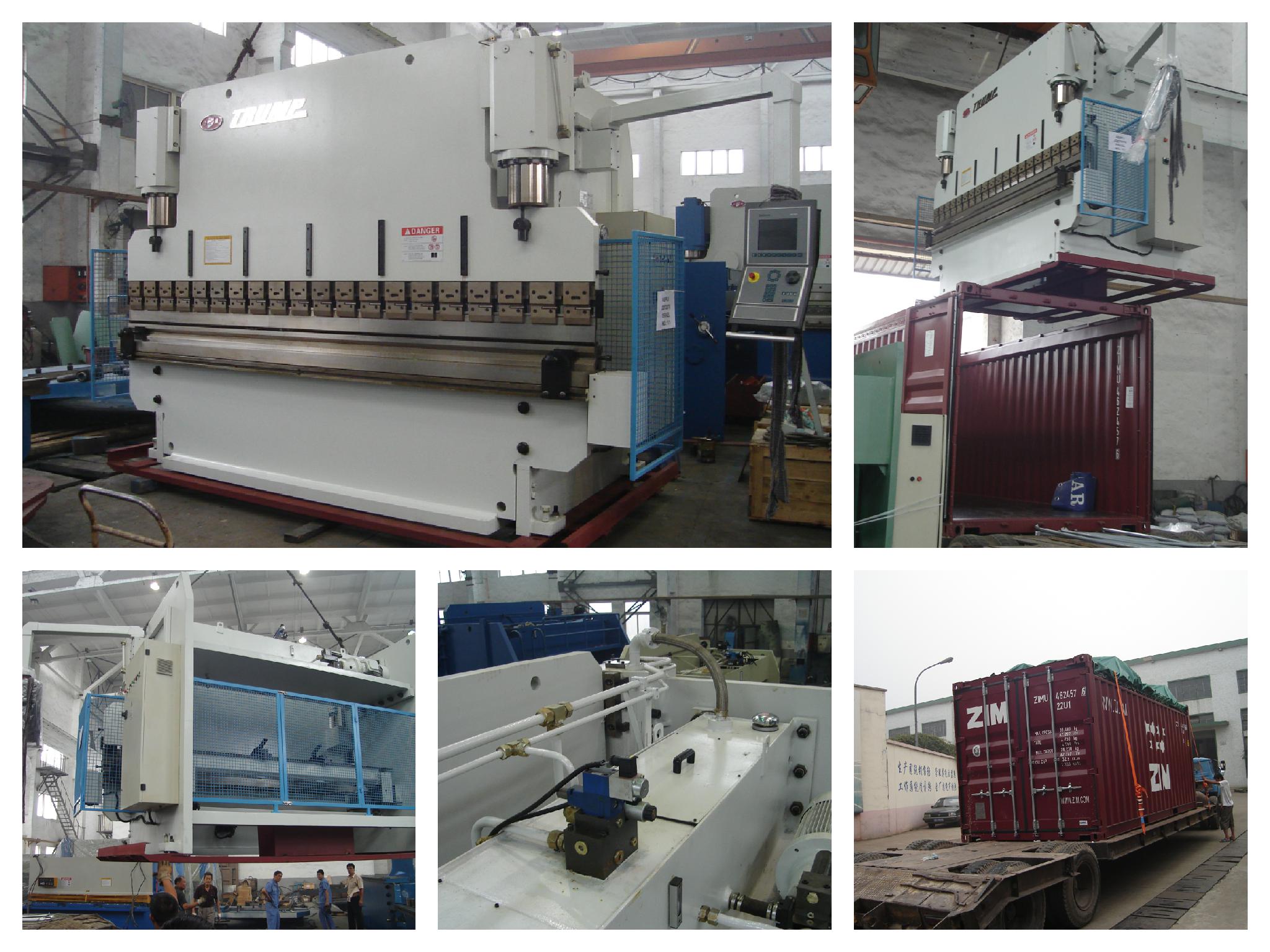 250t cnc hydraulic press brake