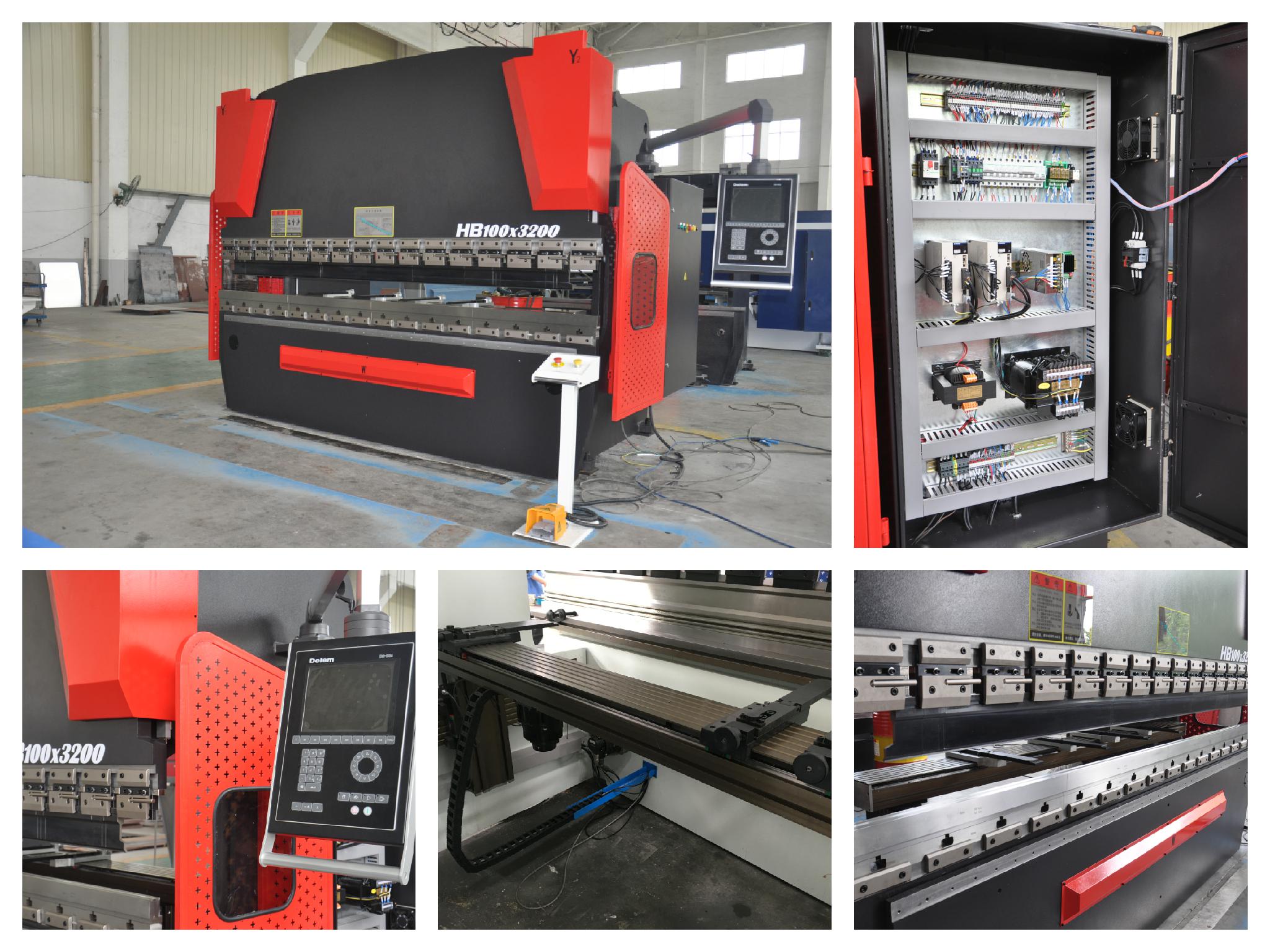 100T cnc hydraulic press brake machine