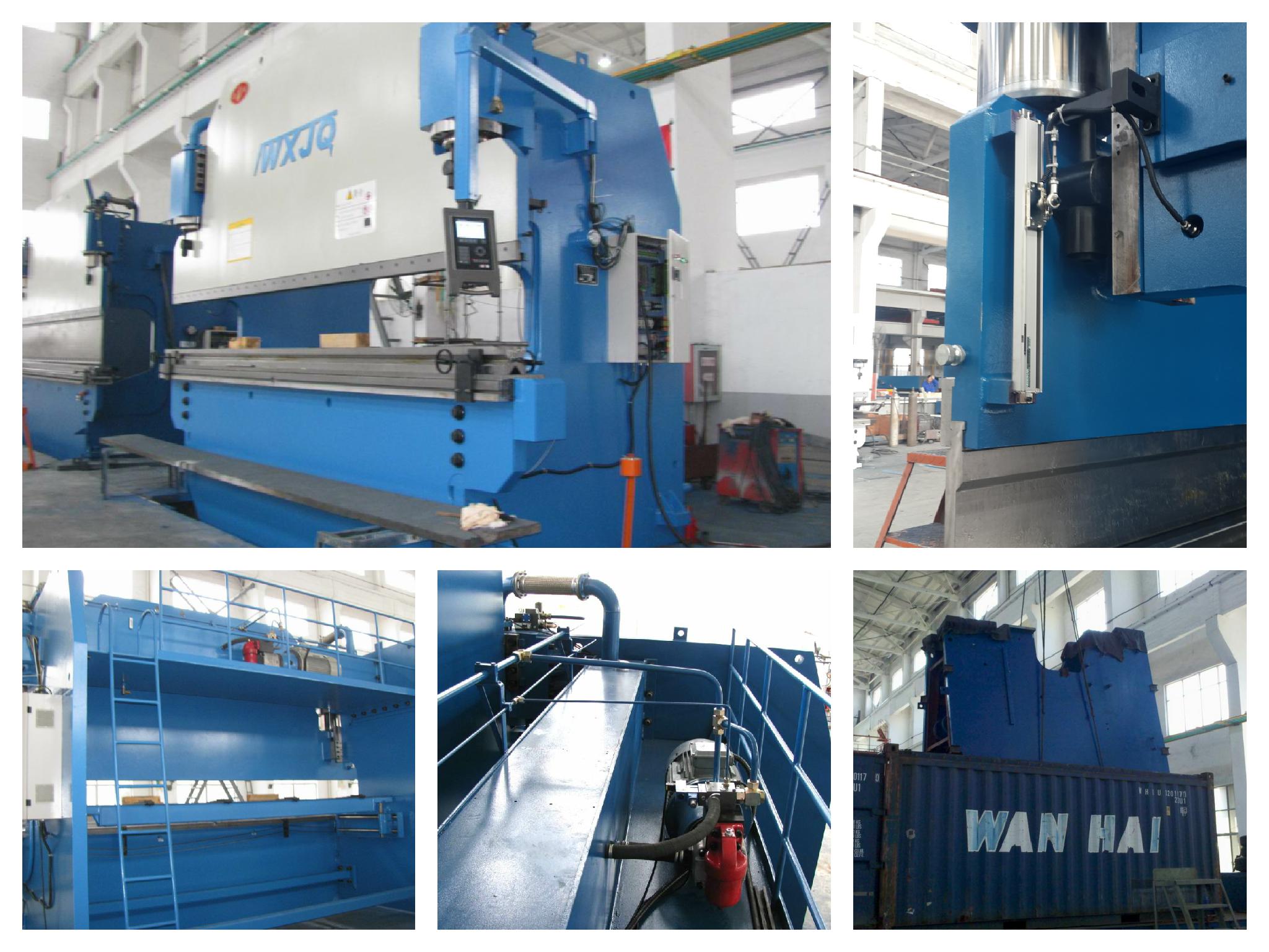 500t cnc hydraulic press brake for sheet metal bending