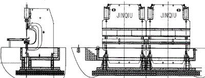 CNC hydraulic tandem press brake characters