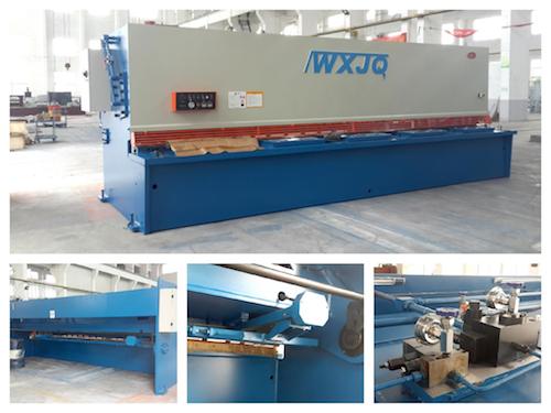 6x6m hydraulic swing beam shear