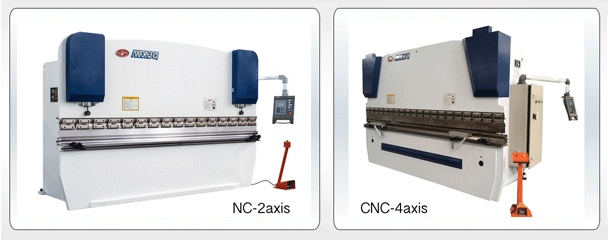 difference nc-cnc hydraulic press brake