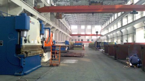 hydraulic press brake assembling workshop