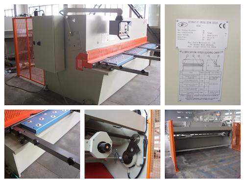 6mm hydraulic swing beam shear machine