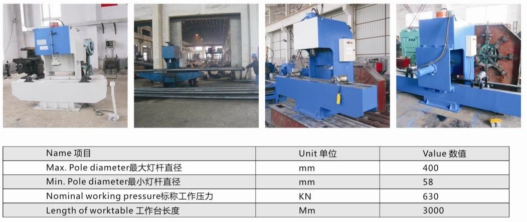 light-pole-straigening-machine